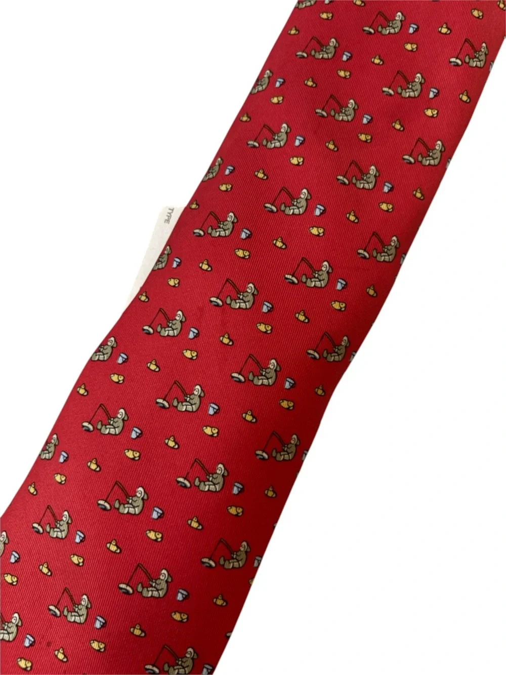 HERMÈS silk tie